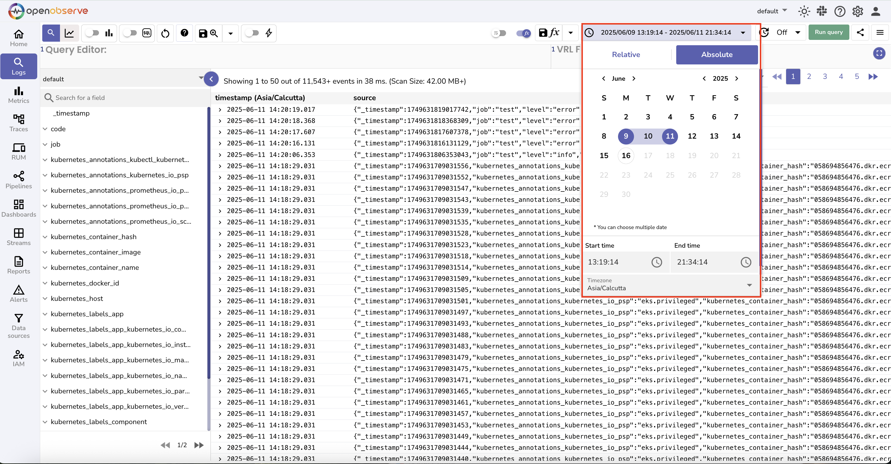 Time-based Filtering